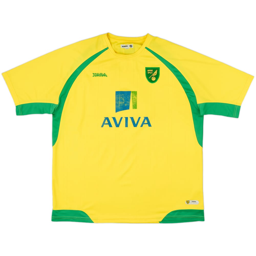 2010-11 Norwich Home Shirt - 6/10 - (XXL)