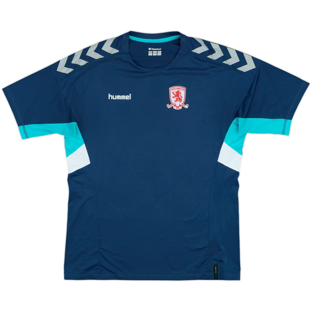 2018-19 Middlesbrough Hummel Training Shirt - 8/10 - (L)