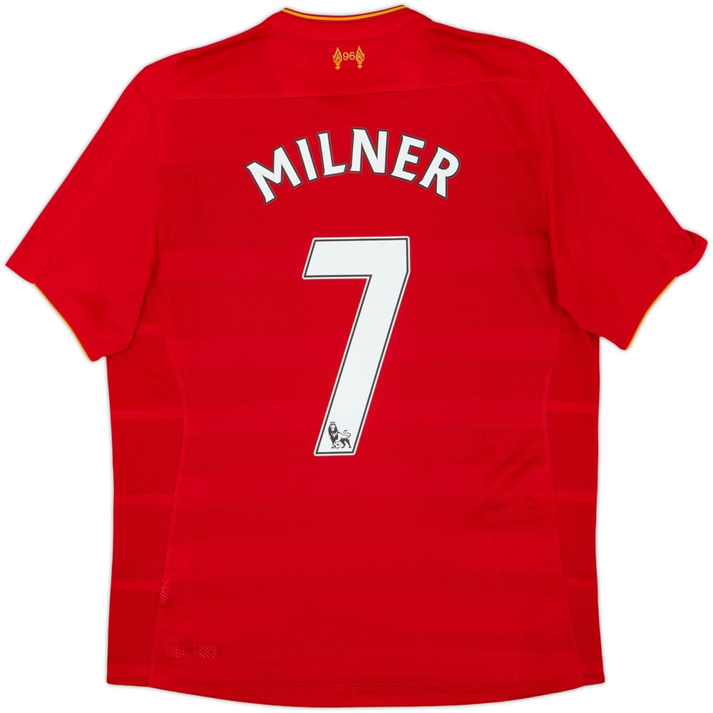 2016-17 Liverpool Home Shirt Milner #7 - 8/10 - (M)