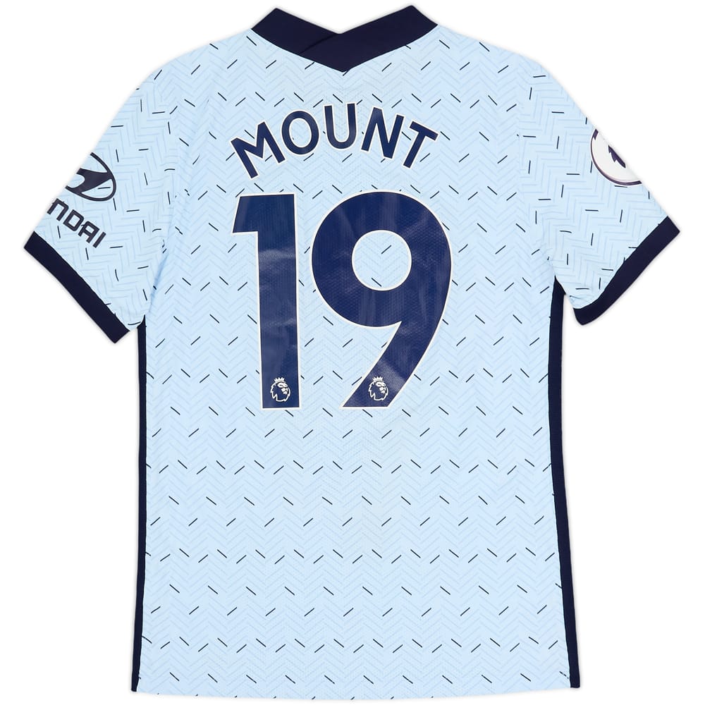 2020-21 Chelsea Authentic Away Shirt Mount #19 - 8/10 - (S)