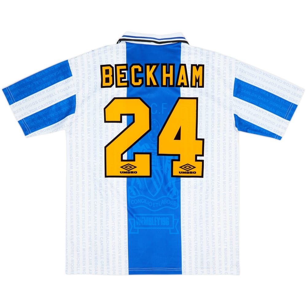 1994-96 Manchester United Third Shirt Beckham #24 - 9/10 - (L)