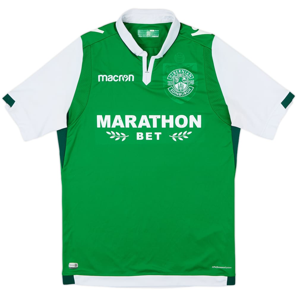 2017-18 Hibernian Home Shirt - 6/10 - (M)