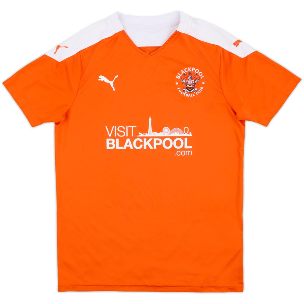 2020-21 Blackpool Home Shirt - 8/10 - (L.Boys)