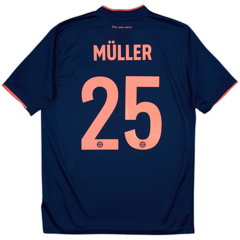 2019-20 Bayern Munich Third Shirt Muller #25 - 8/10 - (XL.Boys)
