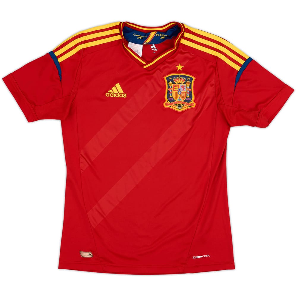 2011-12 Spain Home Shirt - 8/10 - (XL.Boys)