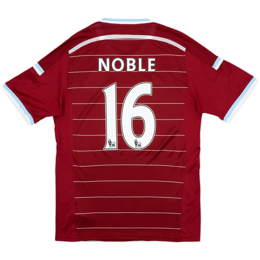 2014-15 West Ham Home Shirt Noble #16 - 9/10 - (L)