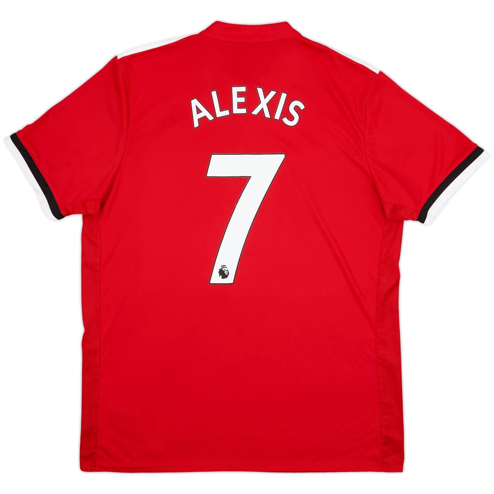 2017-18 Manchester United Home Shirt Alexis #7 - 7/10 - (XL)