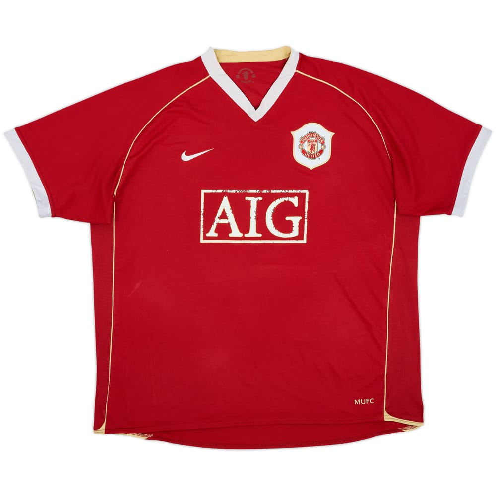 2006-07 Manchester United Home Shirt - 5/10 - (XL)