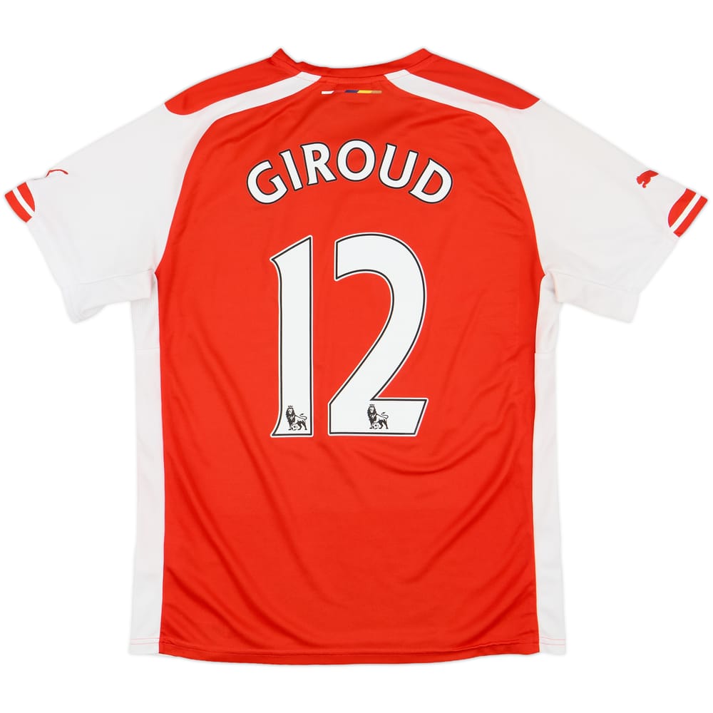 2014-15 Arsenal Home Shirt Giroud #12 - 7/10 - (M)