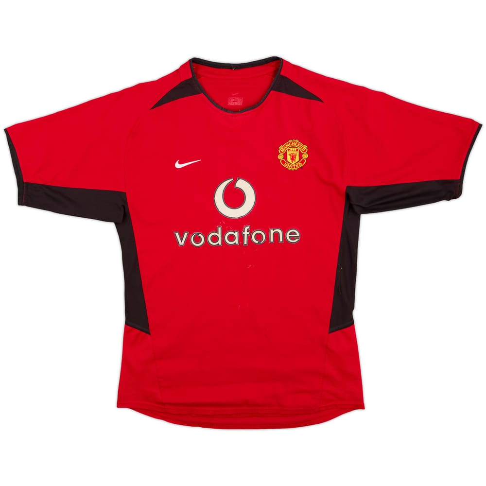 2002-04 Manchester United Home Shirt - 4/10 - (M)