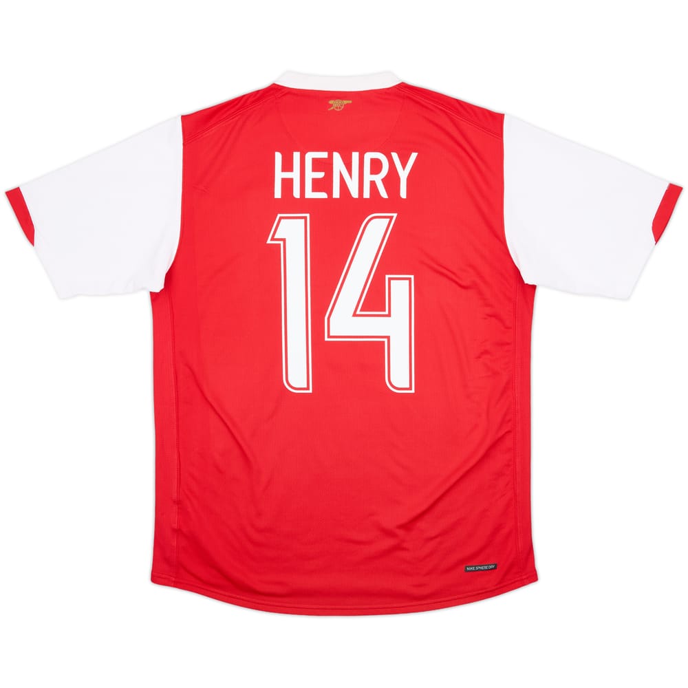 2006-08 Arsenal Home Shirt Henry #14 - 5/10 - (M)
