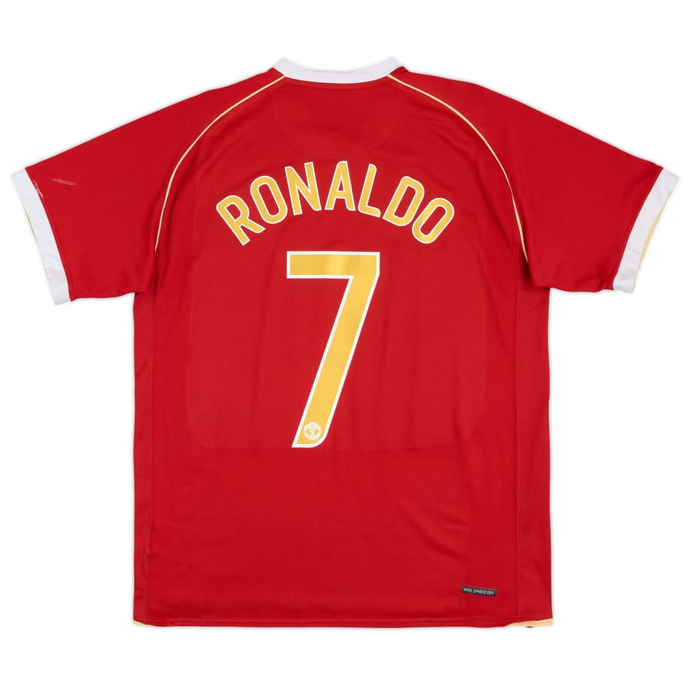 2006-07 Manchester United Home Shirt Ronaldo #7 - 5/10 - (L)