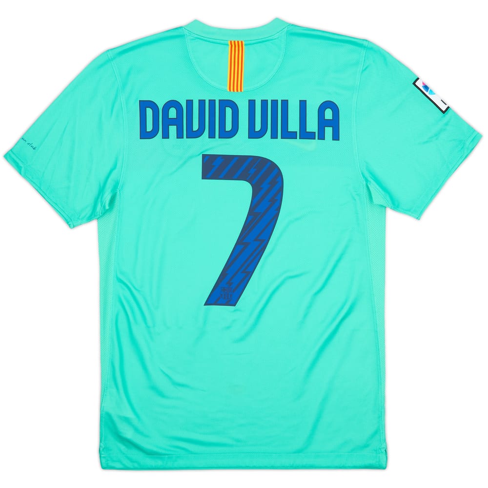 2010-11 Barcelona Away Shirt David Villa #7 - 9/10 - (S)