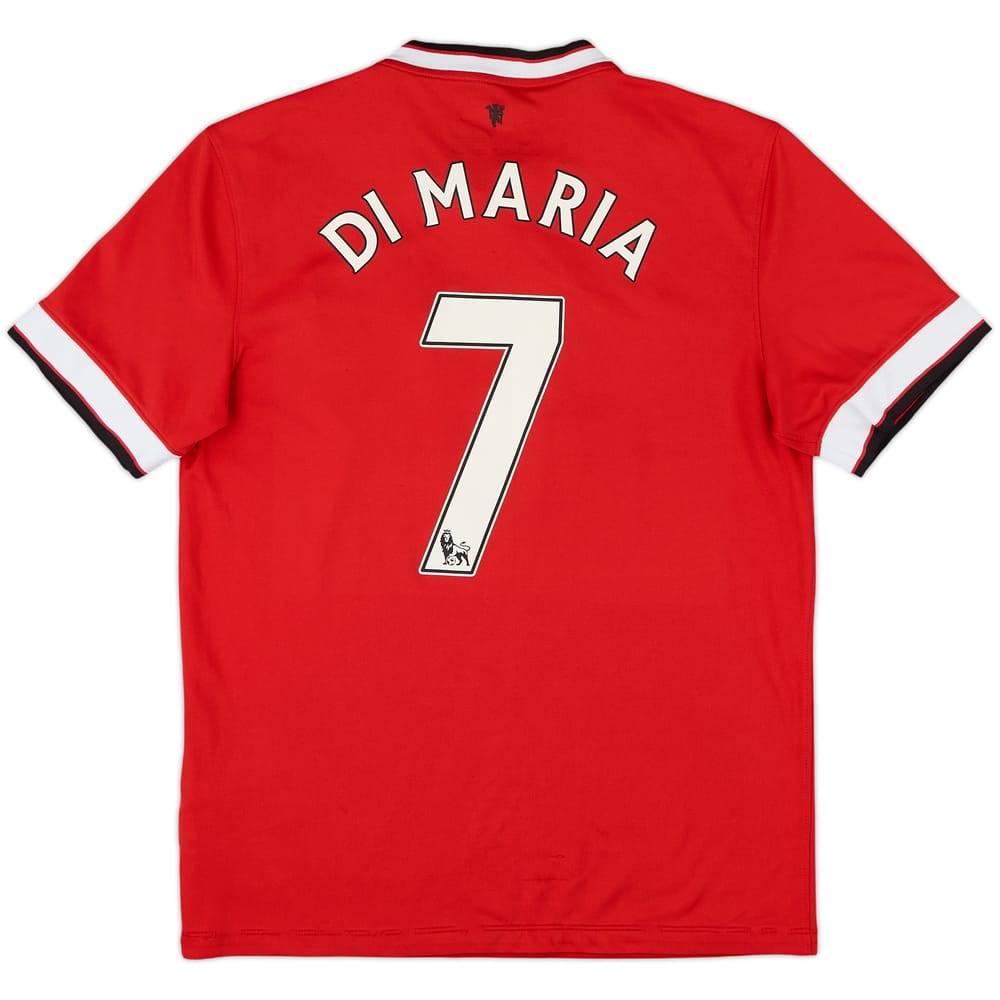 2014-15 Manchester United Home Shirt Di Maria #7 - 6/10 - (M)