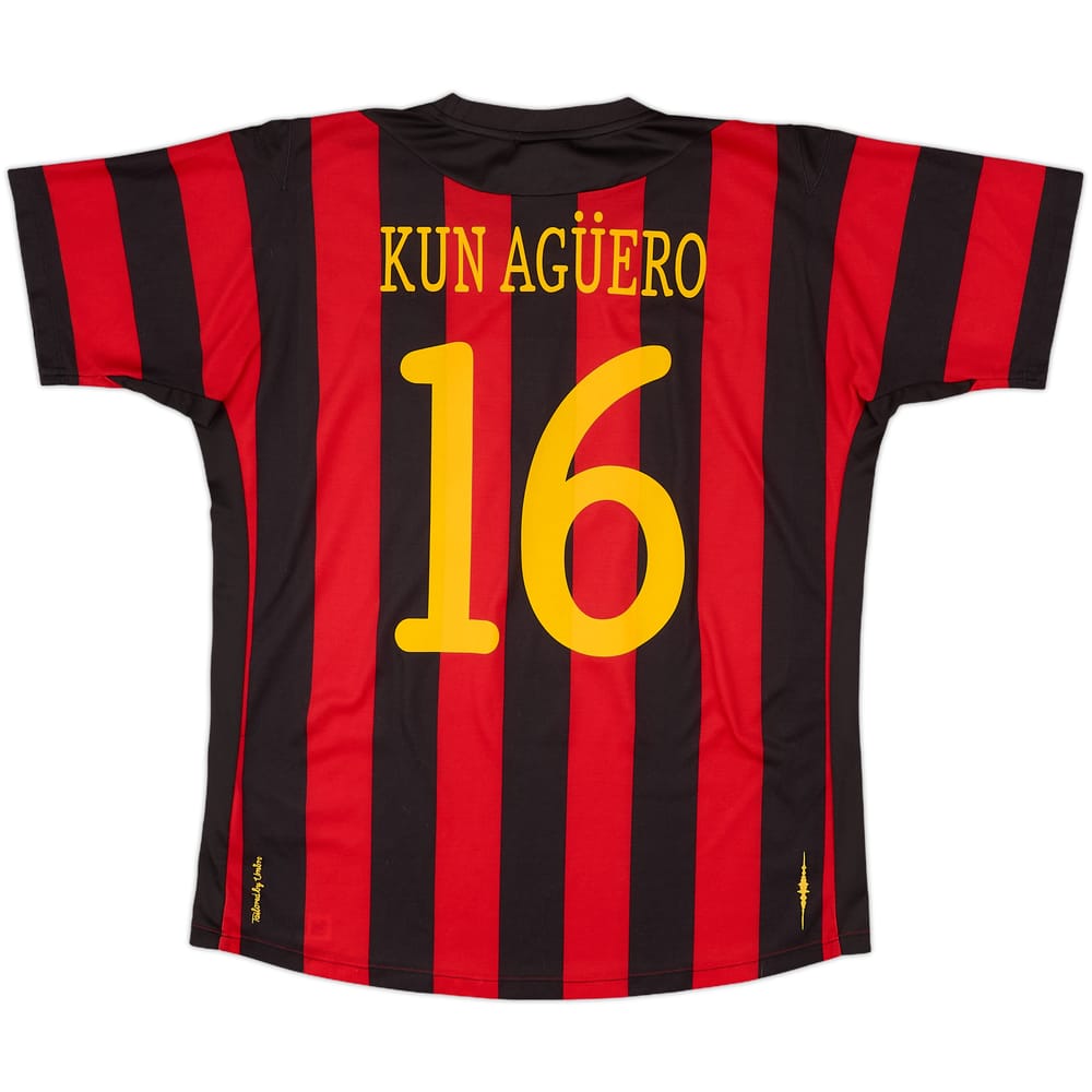 2011-12 Manchester City Away Shirt Kun Aguero #16 - 7/10 - (M)