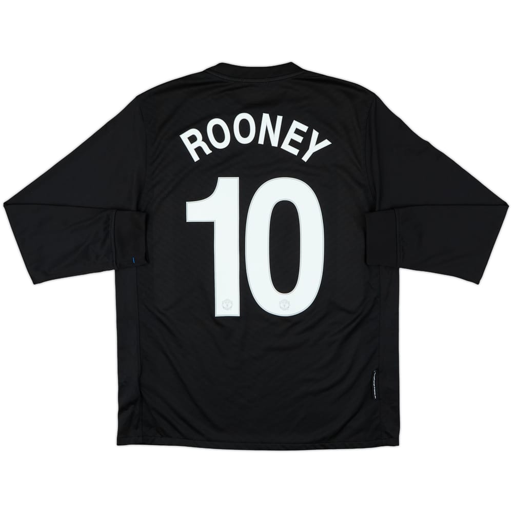 2009-10 Manchester United Away L/S Shirt Rooney #10 - 8/10 - (M)