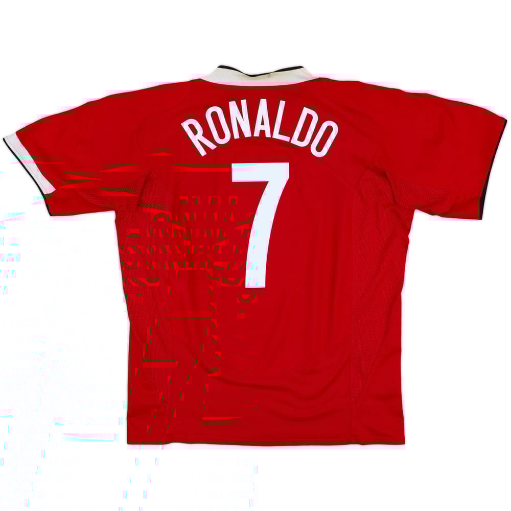 2004-06 Manchester United Home Shirt Ronaldo #7 - 7/10 - (XL)