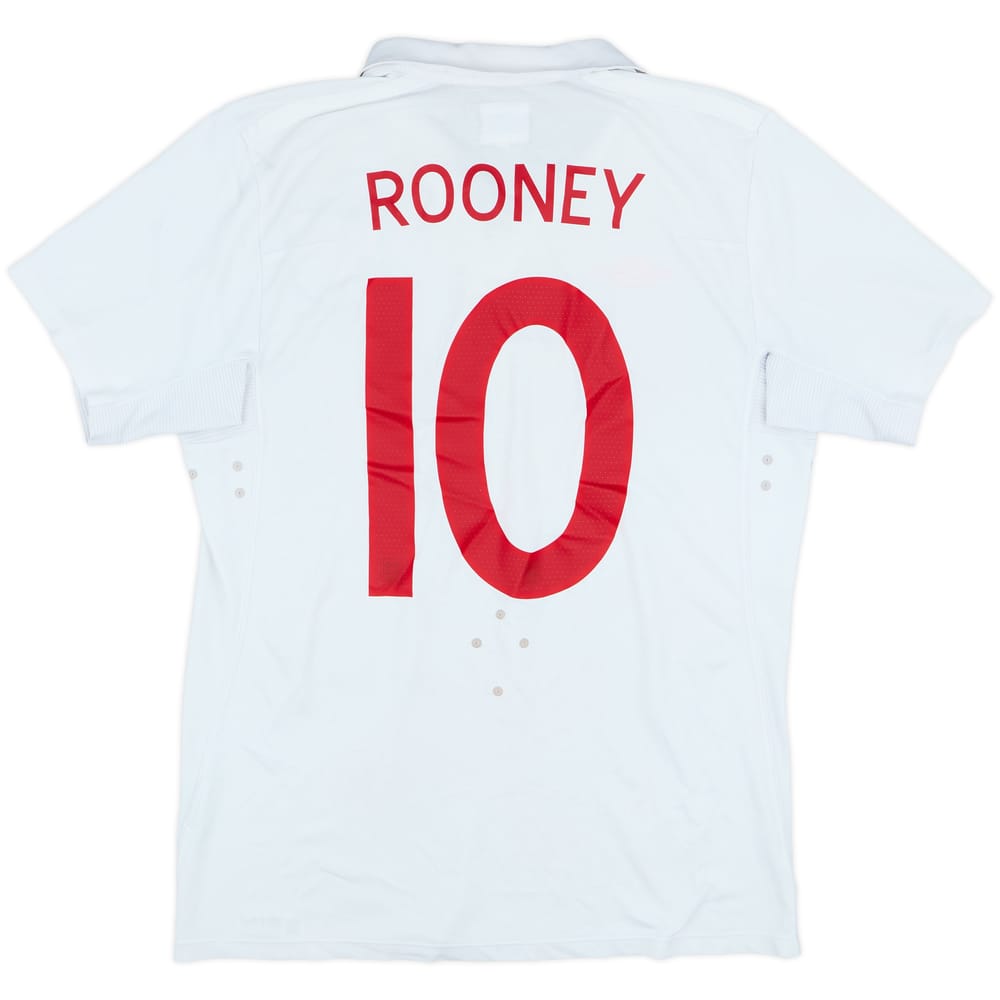 2009-10 England Home Shirt Rooney #10 - 6/10 - (S)