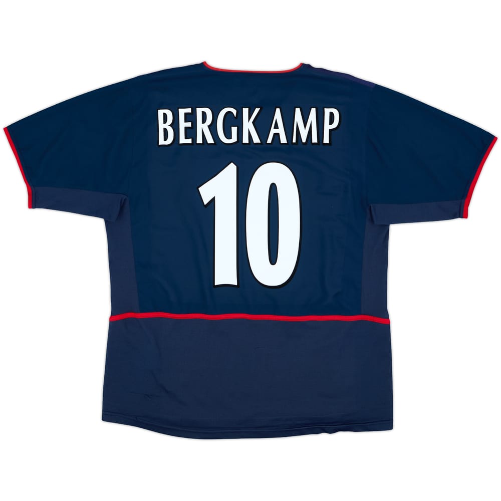 2002-04 Arsenal Away Shirt Bergkamp #10 - 8/10 - (L)