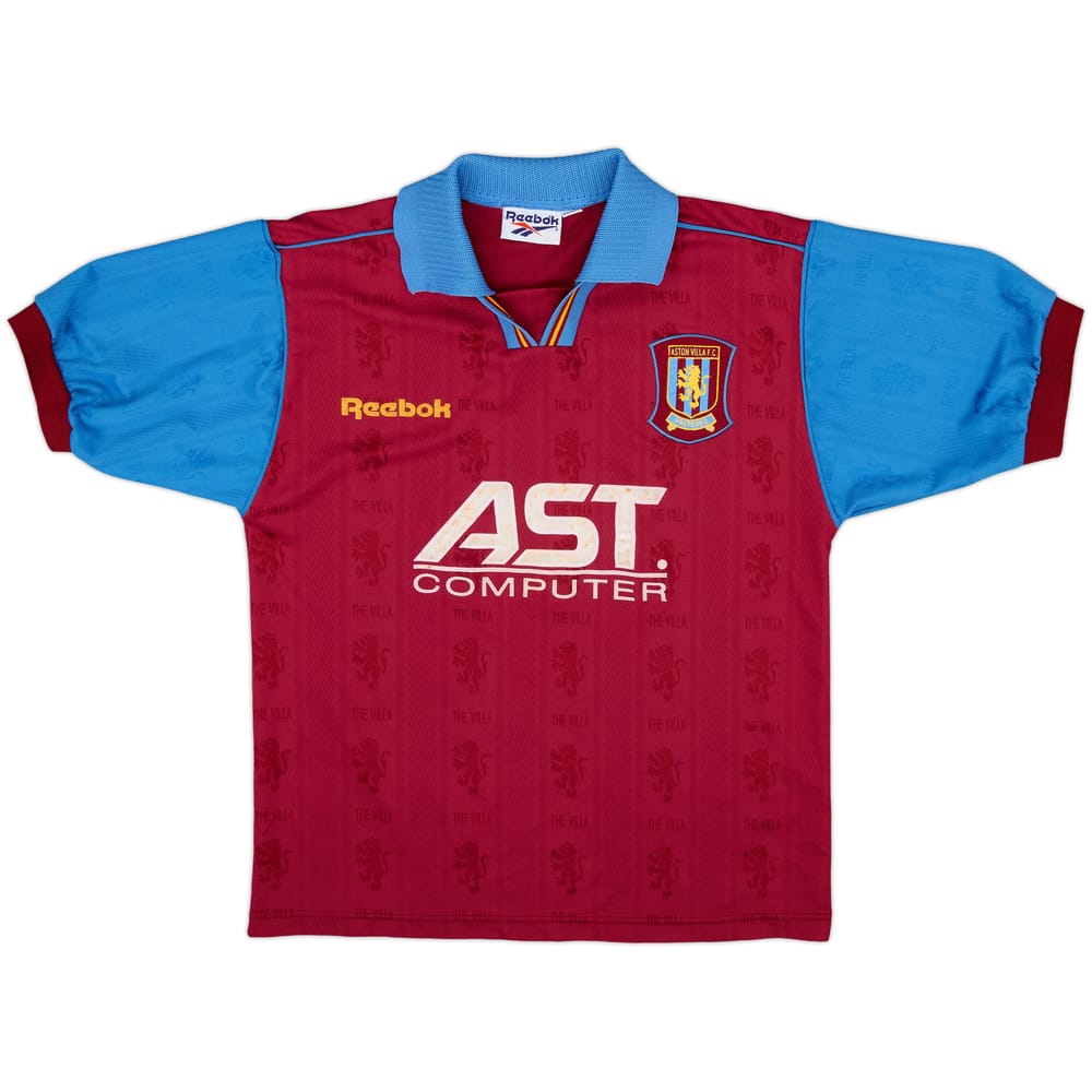 1995-97 Aston Villa Home Shirt - 7/10 - (S)