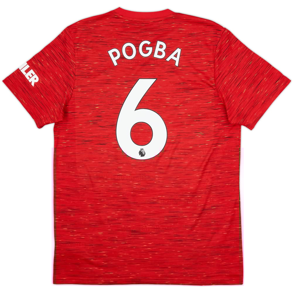 2020-21 Manchester United Home Shirt Pogba #6 - 9/10 - (L)