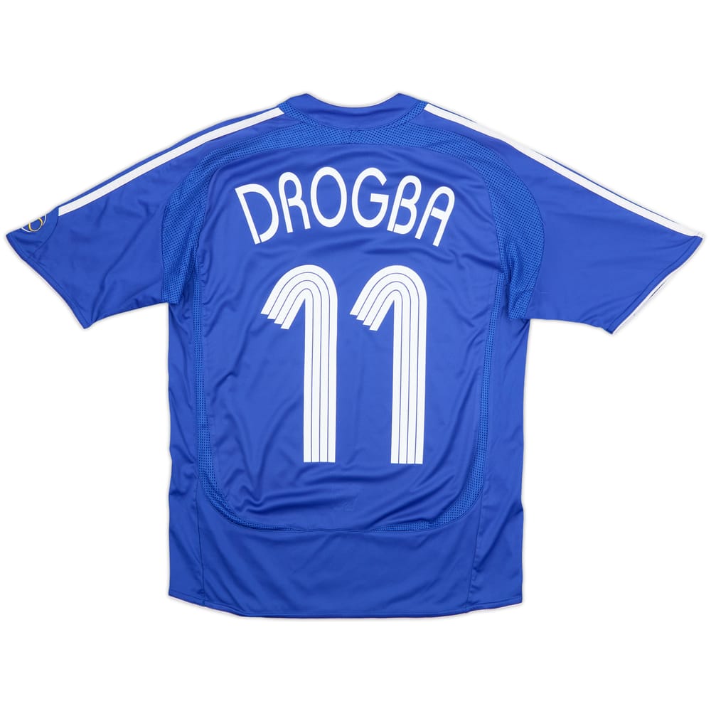 2006-08 Chelsea Home Shirt Drogba #11 - 8/10 - (L.Boys)