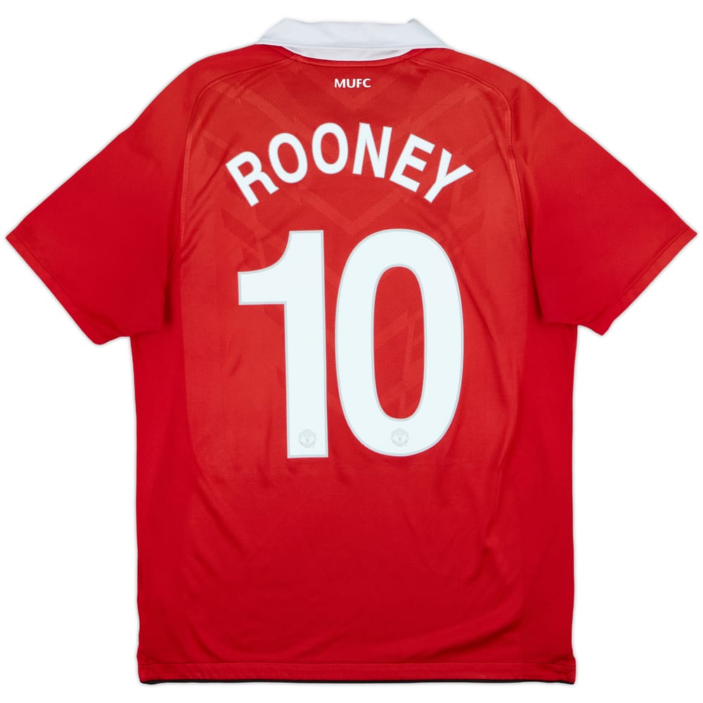 2010-11 Manchester United Home Shirt Rooney #10 - 5/10 - (M)