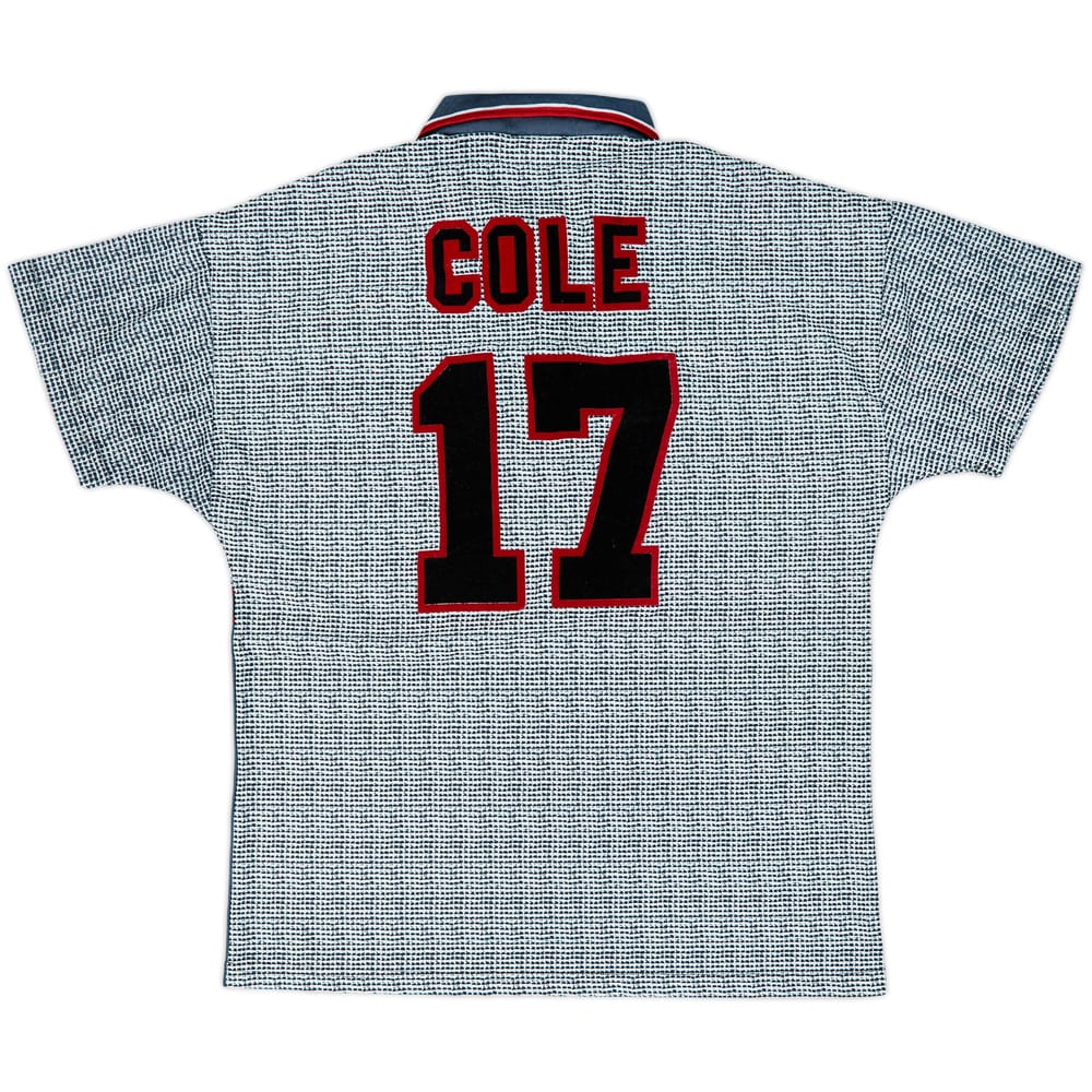 1995-96 Manchester United Away Full Kit Cole #17 - 9/10 - (M)