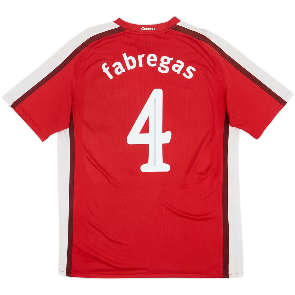 2008-10 Arsenal Home Shirt Fabregas #4 - 6/10 - (L)