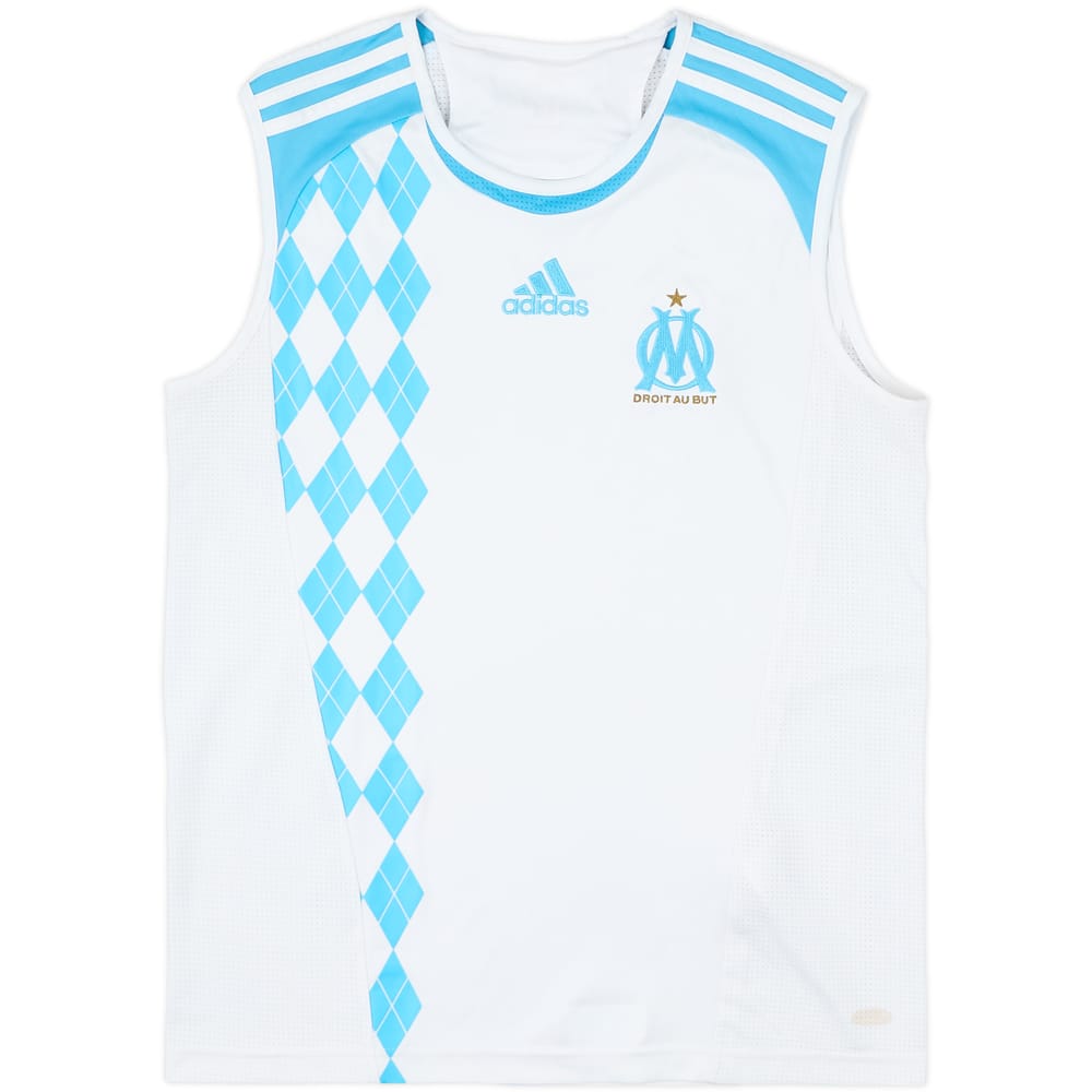 2008-09 Olympique Marseille adidas Training Vest - 8/10 - (S)