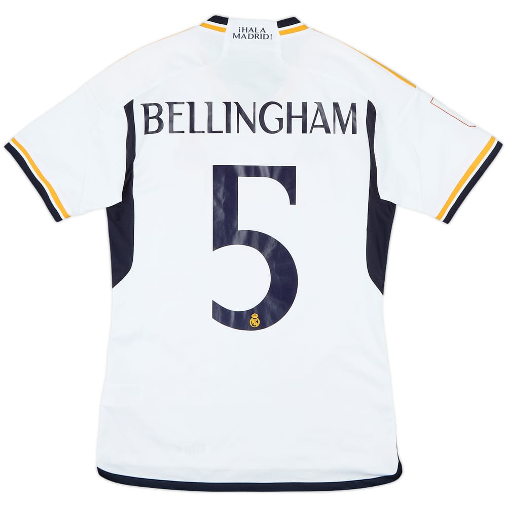 2023-24 Real Madrid Home Shirt Bellingham #5 - 9/10 - (S)
