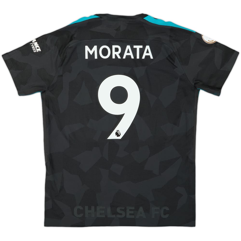 2017-18 Chelsea Authentic Third Shirt Morata #9 - 8/10 - (L)