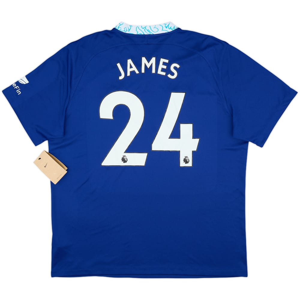 2022-23 Chelsea Home Shirt James #24 (XL)