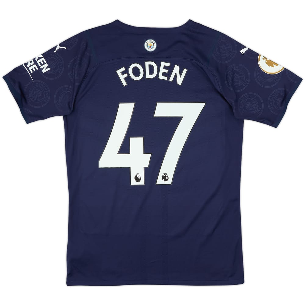 2021-22 Manchester City Authentic Third Shirt Foden #47 - 10/10 - (L)