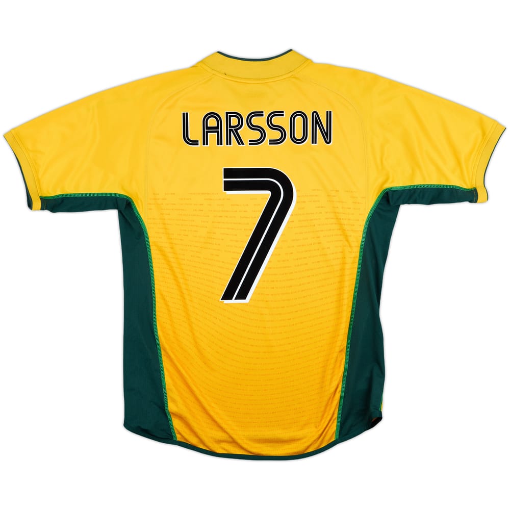 2002-03 Celtic Away Shirt Larsson #7 - 8/10 - (M)
