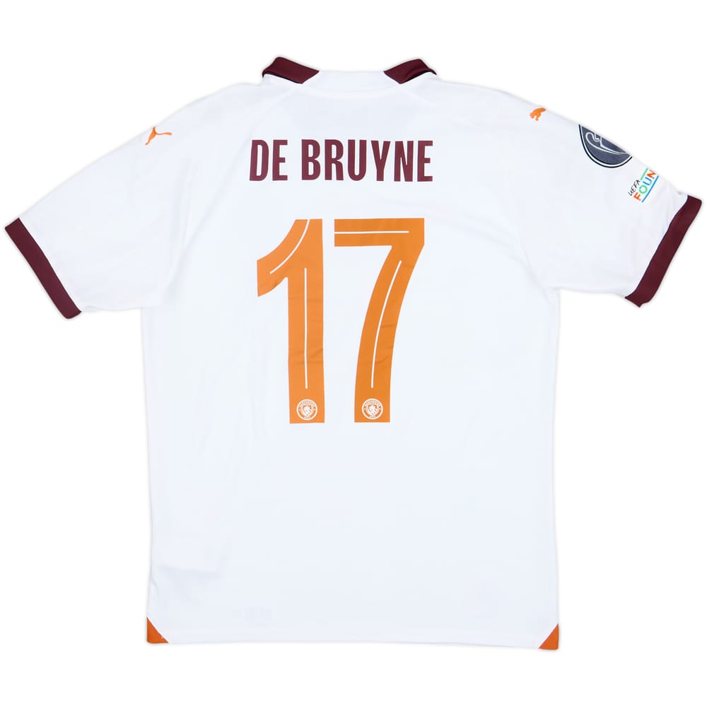 2023-24 Manchester City Away Shirt De Bruyne #17 (M)