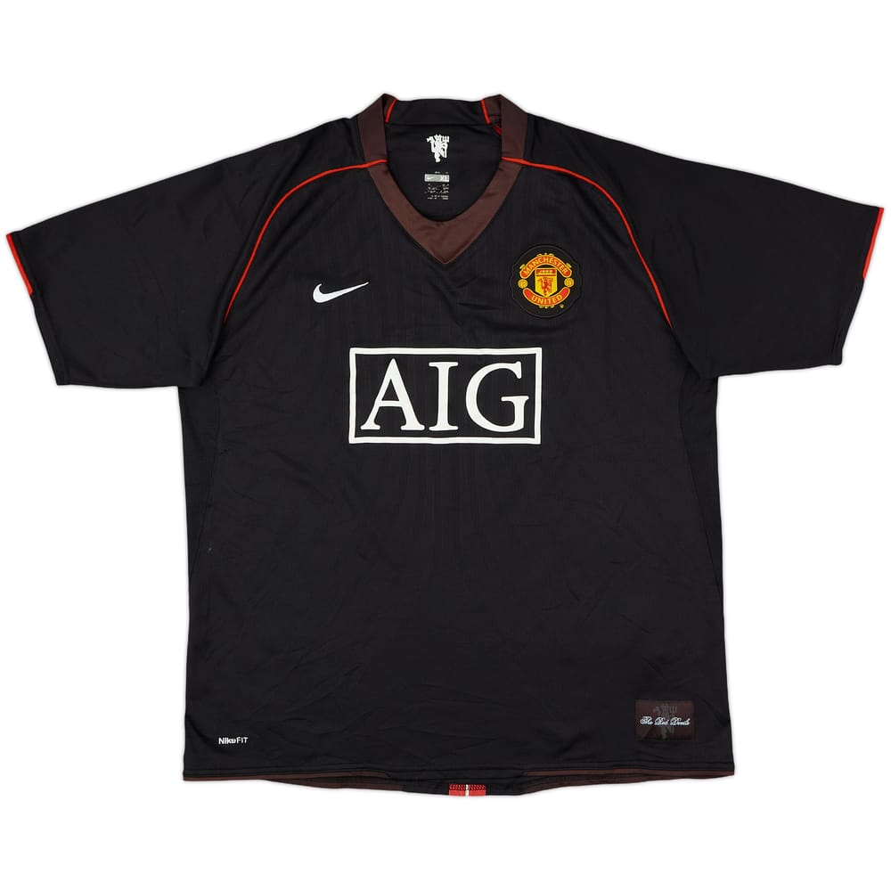 2007-08 Manchester United Away Shirt - 4/10 - (XL)