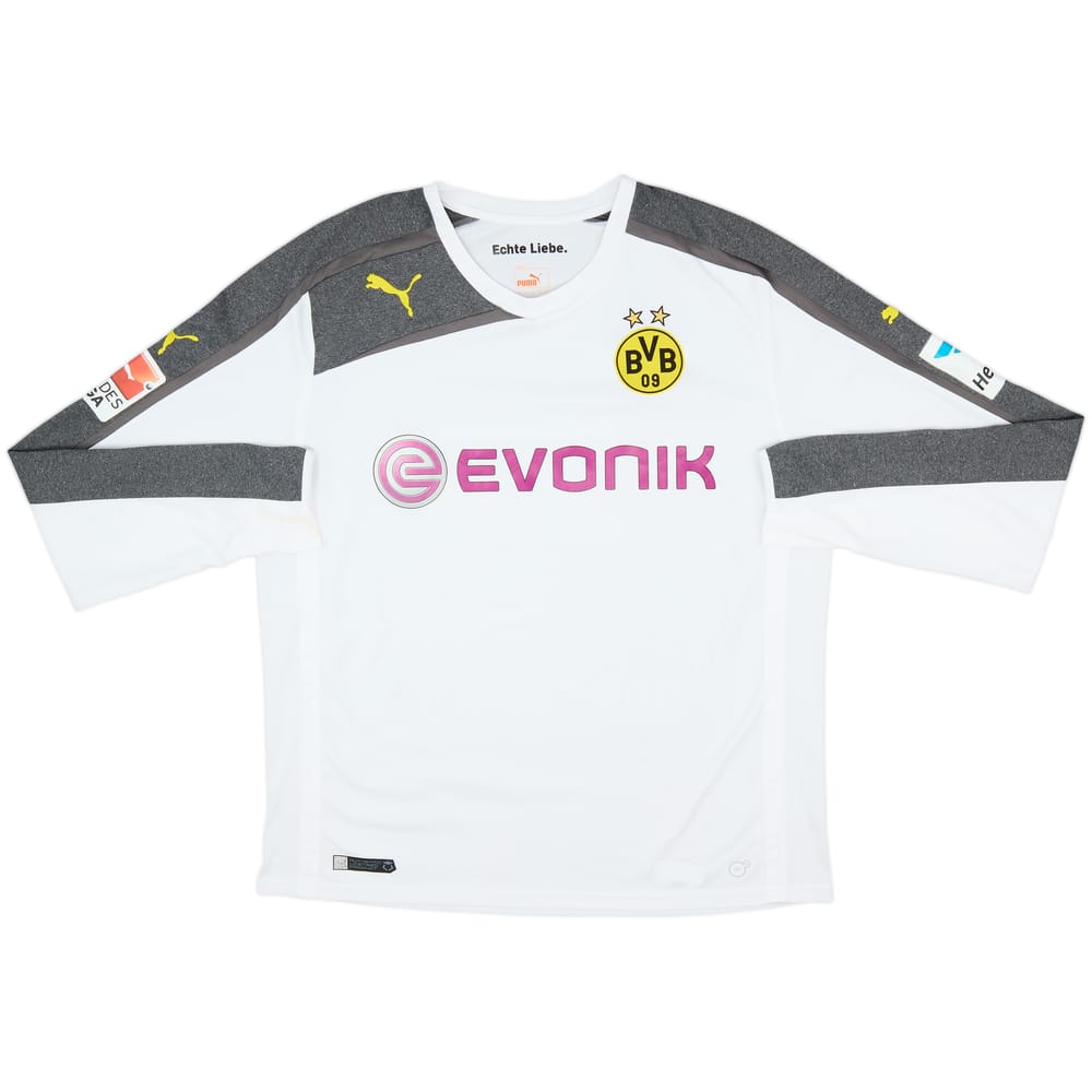 2013-15 Borussia Dortmund Third L/S Shirt - 8/10 - (XL)