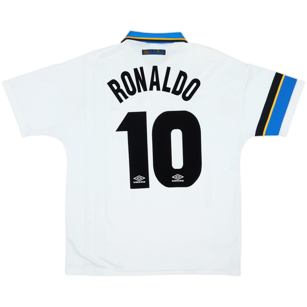1997-98 Inter Milan Away Shirt Ronaldo #10 - 7/10 - (L)