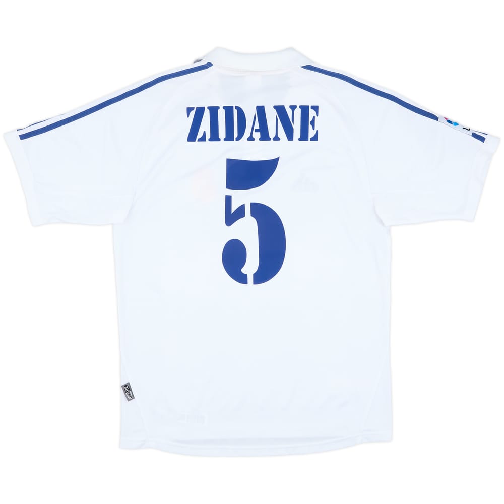 2001 Real Madrid Home Shirt Zidane #5 - 8/10 - (M)