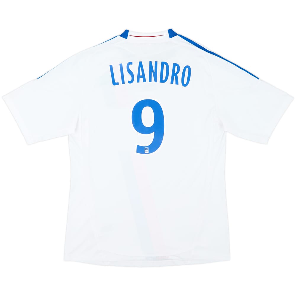 2010-11 Lyon Home Shirt Lisandro #9 - 9/10 - (L)