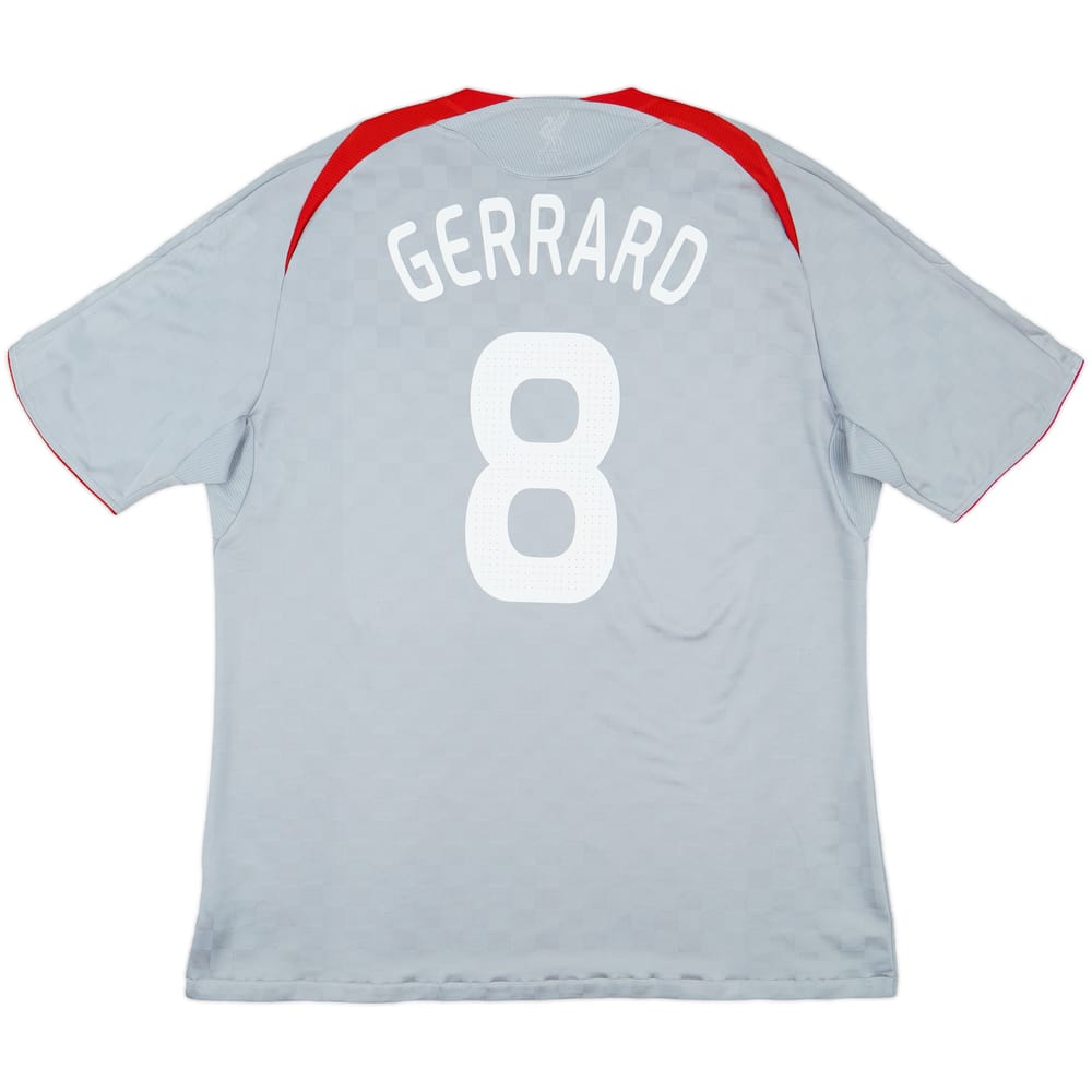 2008-09 Liverpool Away Shirt Gerrard #8 - 6/10 - (XXL)