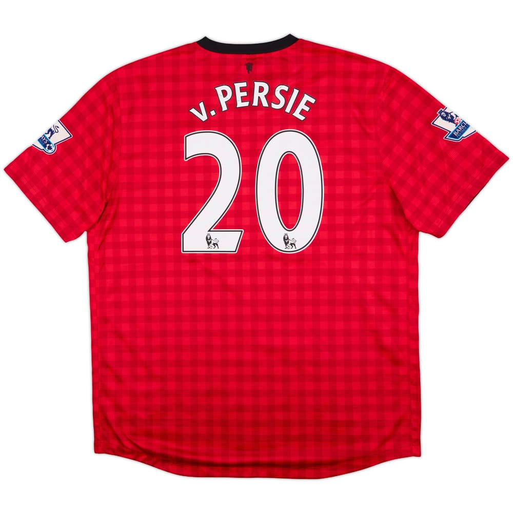 2012-13 Manchester United Home Shirt V.Perise #20 - 7/10 - (XL)
