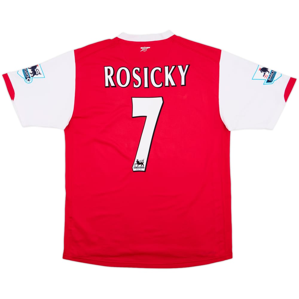 2006-08 Arsenal Home Shirt Rosicky #7 - 5/10 - (L)
