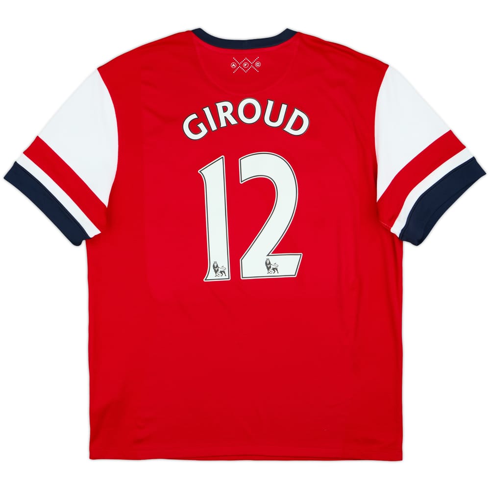 2012-14 Arsenal Home Shirt Giroud #12 - 8/10 - (XL)