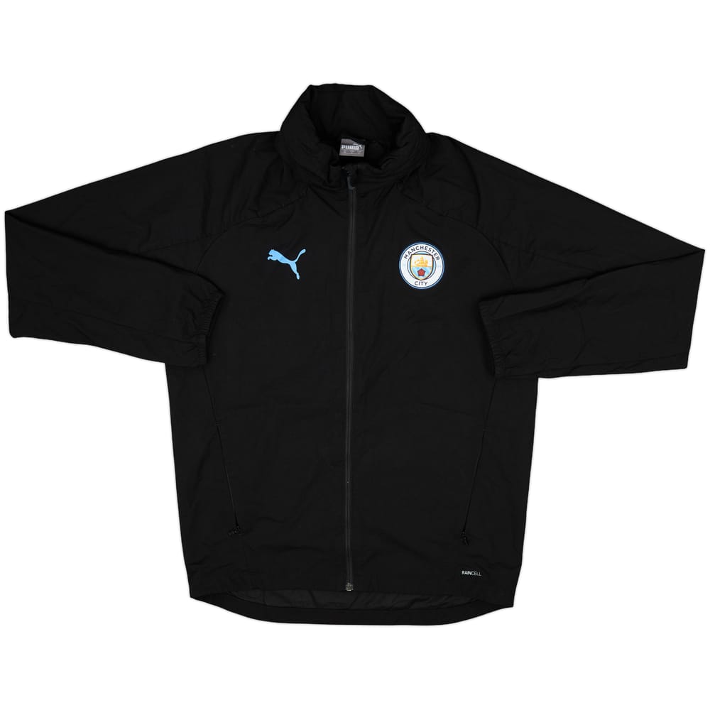 2018-19 Manchester City Nike Hooded Rain Jacket - 7/10 - (M)