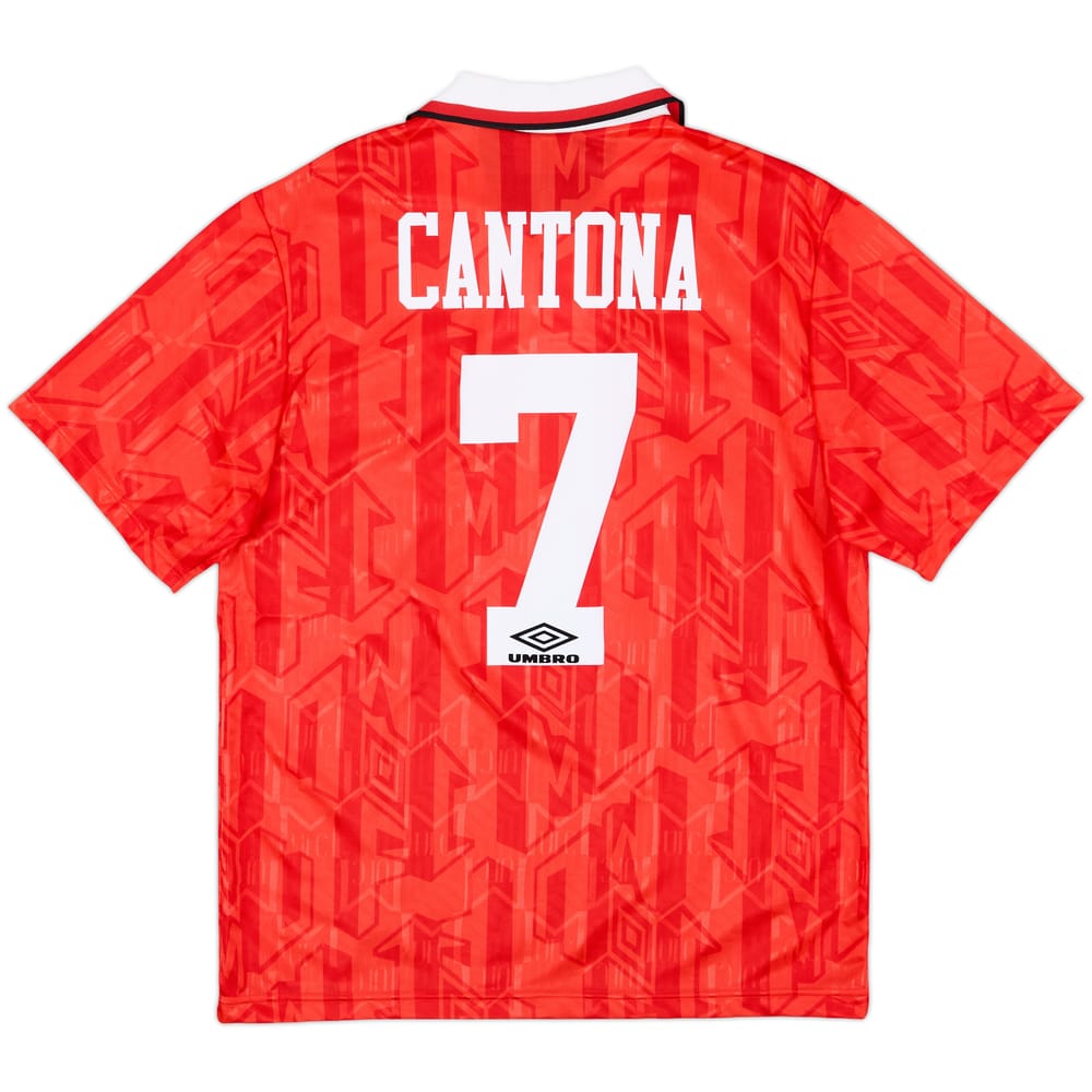 1992-94 Manchester United Home Shirt Cantona #7 - 9/10 - (M)