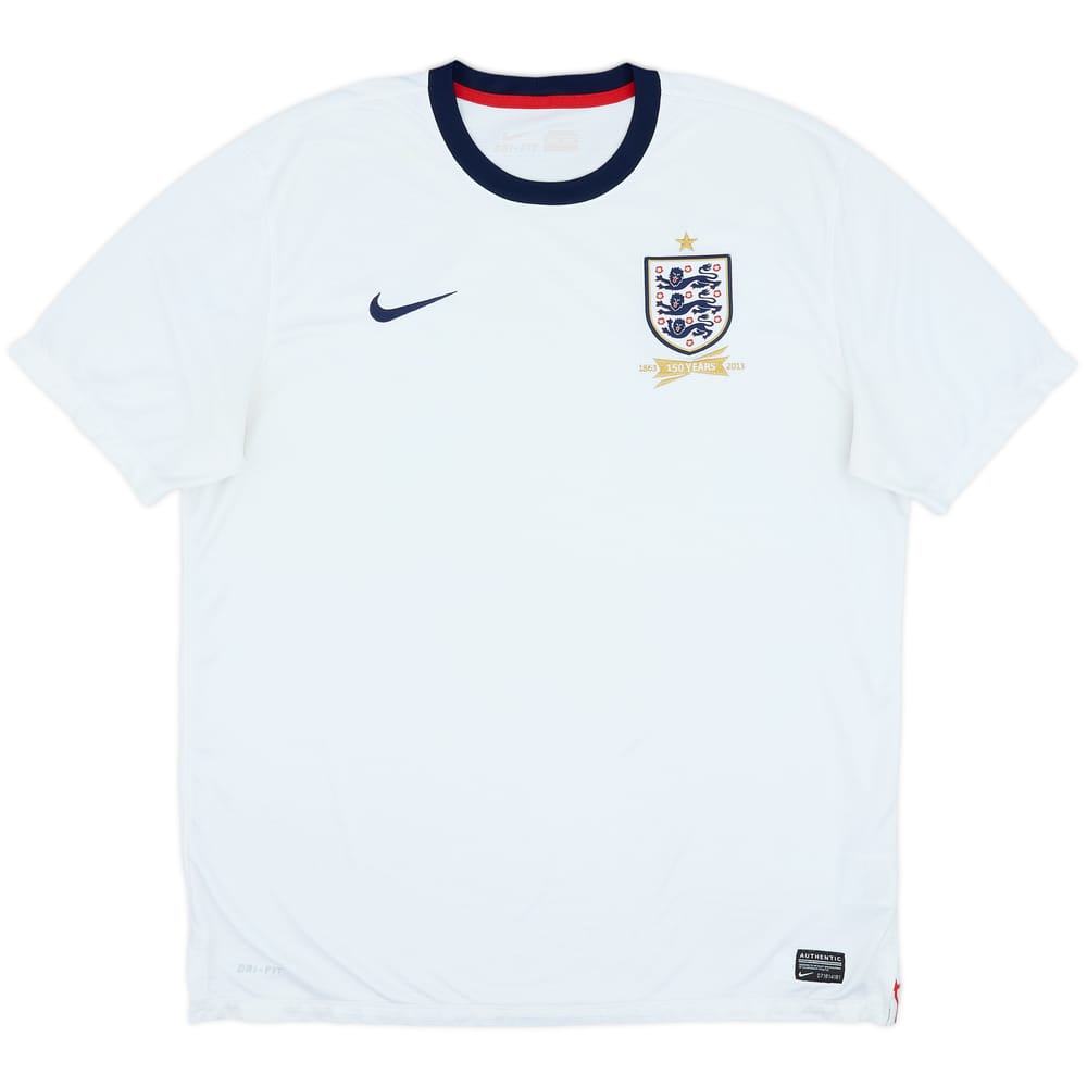 2013 England 150th Anniversary Home Shirt - 5/10 - (XL)