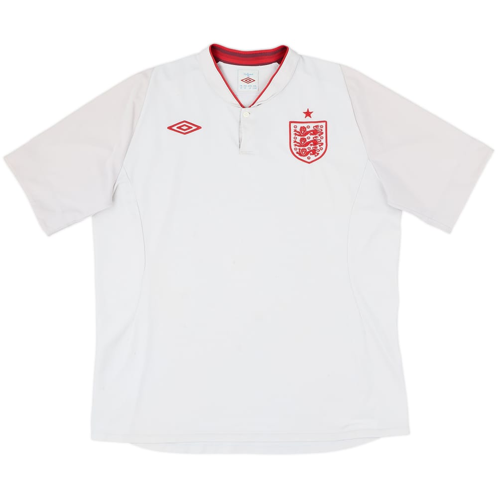 2012-13 England Home Shirt - 4/10 - (XL)