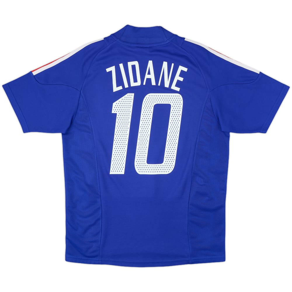 2002-04 France Home Shirt Zidane #10 - 6/10 - (S)